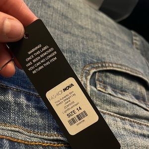 Slim stretch straight leg jeans